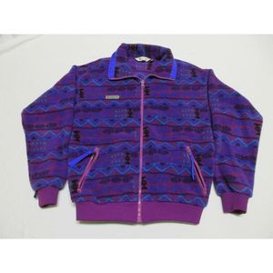 Vintage Columbia Sportswear Purple Aztec Sweater